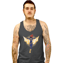 Load image into Gallery viewer, Shirts Tank Top, Unisex / Small / Charcoal Bat Girl

