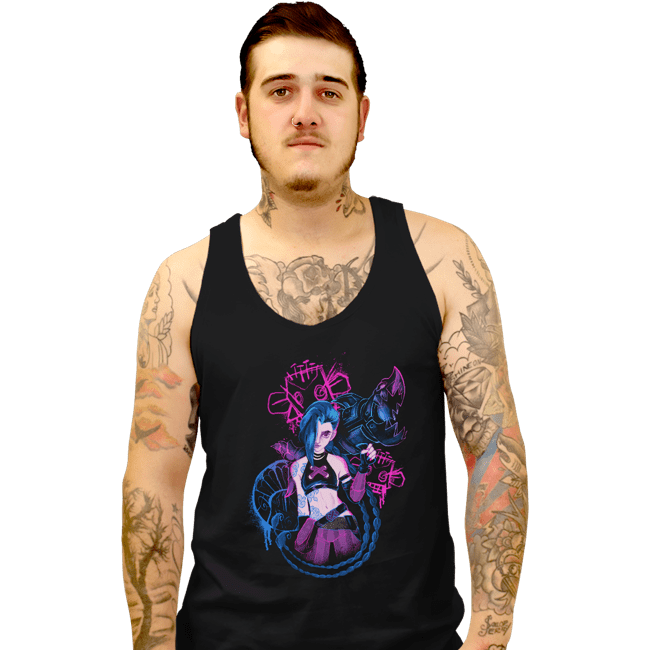 Daily_Deal_Shirts Tank Top, Unisex / Small / Black Jinx!