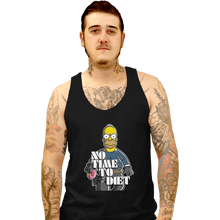 Load image into Gallery viewer, Shirts Tank Top, Unisex / Small / Black No Time To Diet
