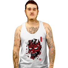 Load image into Gallery viewer, Daily_Deal_Shirts Tank Top, Unisex / Small / White Darth Oni
