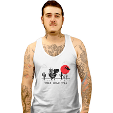 Load image into Gallery viewer, Shirts Tank Top, Unisex / Small / White Wild Wild Web
