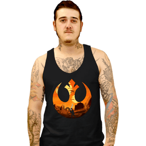 Daily_Deal_Shirts Tank Top, Unisex / Small / Black Rising Star