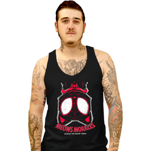 Daily_Deal_Shirts Tank Top, Unisex / Small / Black Meows Morales