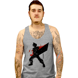 Shirts Tank Top, Unisex / Small / Sports Grey Crimson Ex Soldier