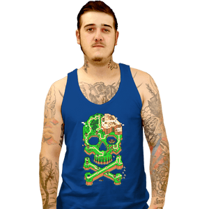 Secret_Shirts Tank Top, Unisex / Small / Royal Blue SNES Jolly Plumber