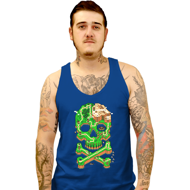 Secret_Shirts Tank Top, Unisex / Small / Royal Blue SNES Jolly Plumber