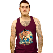 Load image into Gallery viewer, Daily_Deal_Shirts Tank Top, Unisex / Small / Maroon Heart Bender
