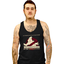 Load image into Gallery viewer, Shirts Tank Top, Unisex / Small / Black I Ain&#39;t Afraid Of No Ghost
