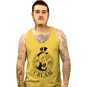 Secret_Shirts Tank Top, Unisex / Small / Gold Cream Yo