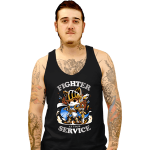 Daily_Deal_Shirts Tank Top, Unisex / Small / Black Fighter's Call