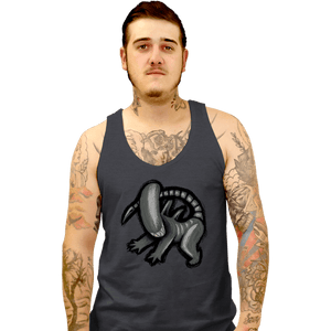 Secret_Shirts Tank Top, Unisex / Small / Dark Heather Xeno King