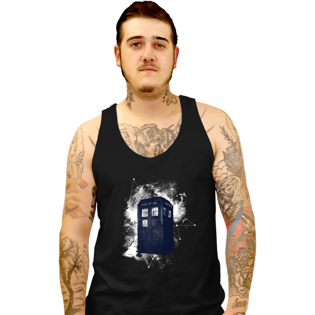 Secret_Shirts Tank Top, Unisex / Small / Black Star Tardis