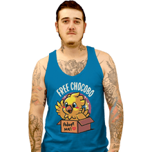 Load image into Gallery viewer, Shirts Tank Top, Unisex / Small / Sapphire Adopt A Chocobo
