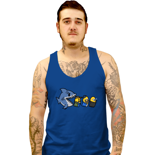 Daily_Deal_Shirts Tank Top, Unisex / Small / Royal Blue Jawsman