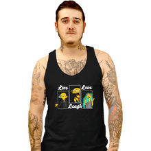 Load image into Gallery viewer, Daily_Deal_Shirts Tank Top, Unisex / Small / Black Live, Laugh, I Bring You Love
