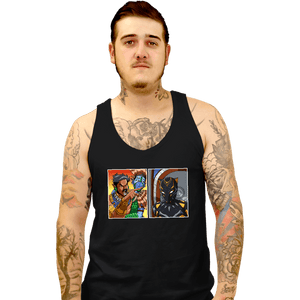 Daily_Deal_Shirts Tank Top, Unisex / Small / Black Fish Man Yelling