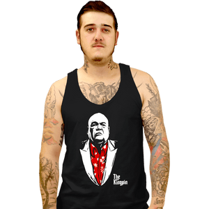 Daily_Deal_Shirts Tank Top, Unisex / Small / Black The Kingpin