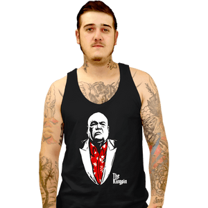 Daily_Deal_Shirts Tank Top, Unisex / Small / Black The Kingpin