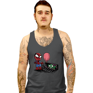 Daily_Deal_Shirts Tank Top, Unisex / Small / Charcoal Spider IT