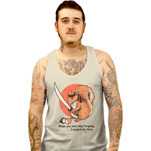 Load image into Gallery viewer, Daily_Deal_Shirts Tank Top, Unisex / Small / White Squirrel Blade
