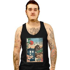 Daily_Deal_Shirts Tank Top, Unisex / Small / Black The Tardis In Japan
