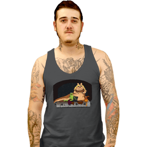 Daily_Deal_Shirts Tank Top, Unisex / Small / Charcoal Piggy The Hutt