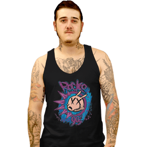 Shirts Tank Top, Unisex / Small / Black Rocko 90s