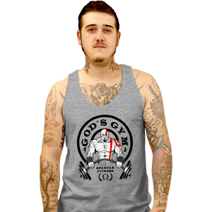 Shirts Tank Top, Unisex / Small / Sports Grey God's Gym