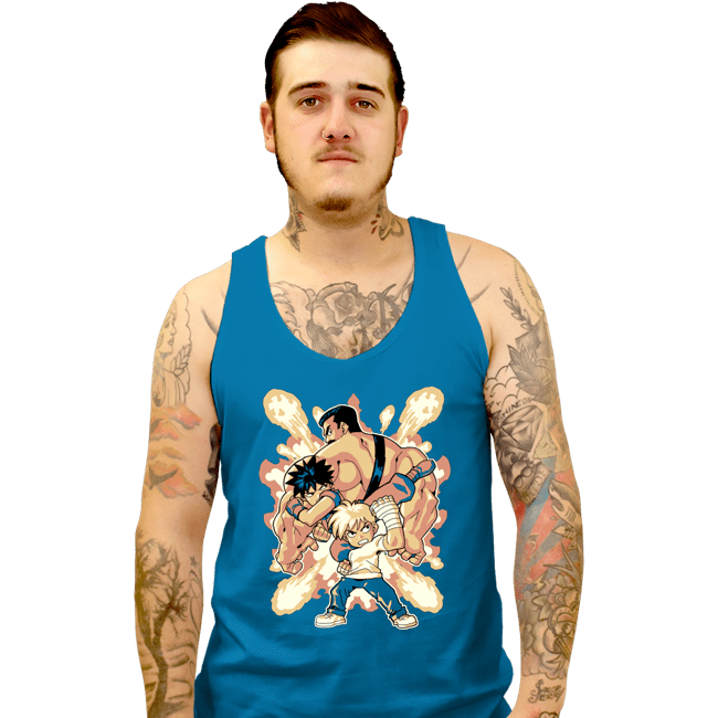 Shirts Tank Top, Unisex / Small / Sapphire Final Fight Heroes
