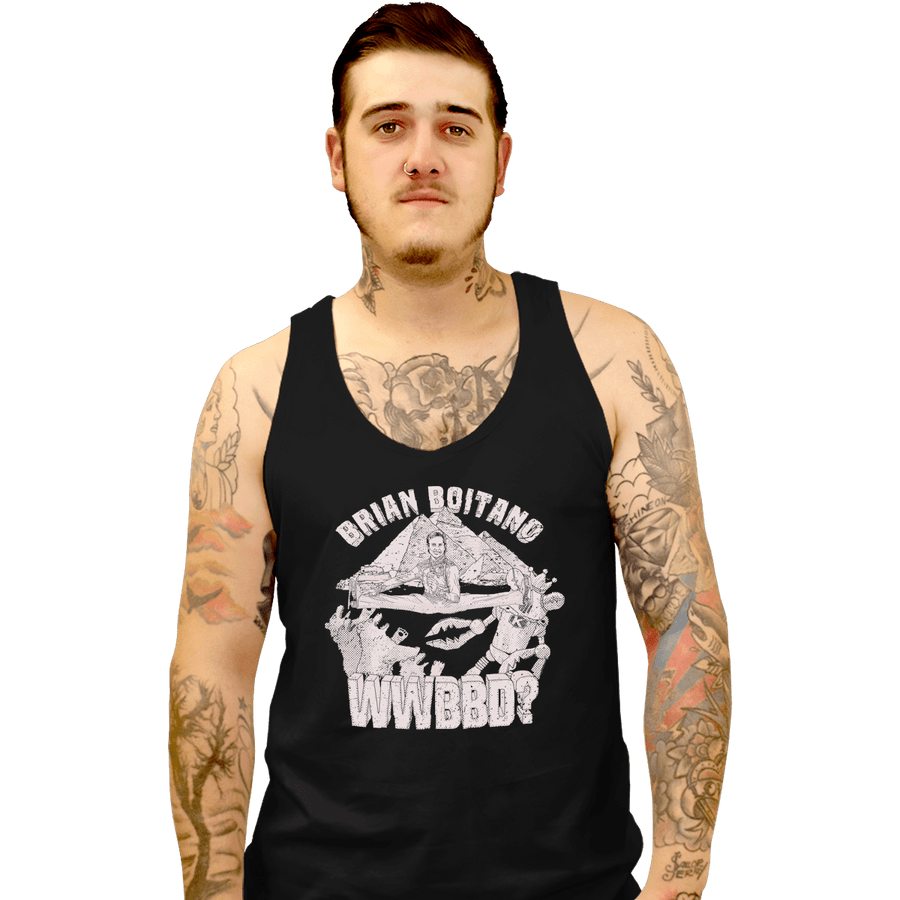 Shirts Tank Top, Unisex / Small / Black What Would Brian Boitano Do?