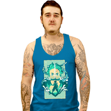 Load image into Gallery viewer, Shirts Tank Top, Unisex / Small / Sapphire Water Breathing
