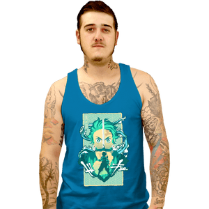 Shirts Tank Top, Unisex / Small / Sapphire Water Breathing