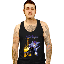 Load image into Gallery viewer, Shirts Tank Top, Unisex / Small / Black Purple Vegeta
