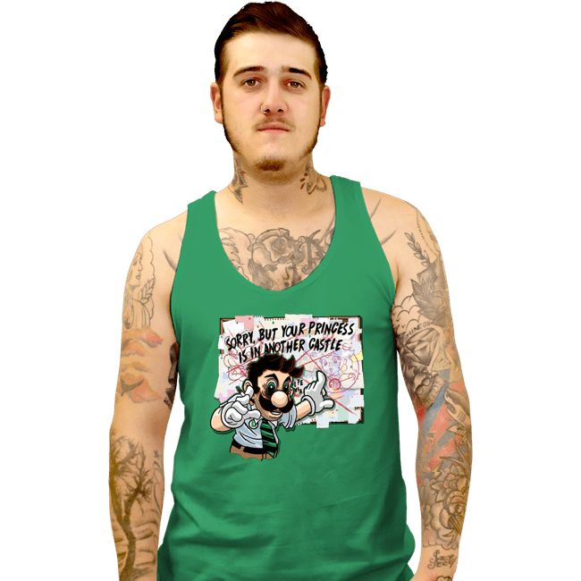 Shirts Tank Top, Unisex / Small / Sports Grey Pepe Luigi