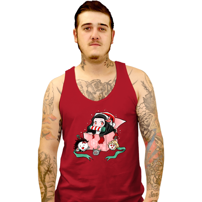 Secret_Shirts Tank Top, Unisex / Small / Red Christmas Of Demons
