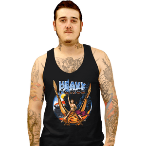 Daily_Deal_Shirts Tank Top, Unisex / Small / Black Heavy Force