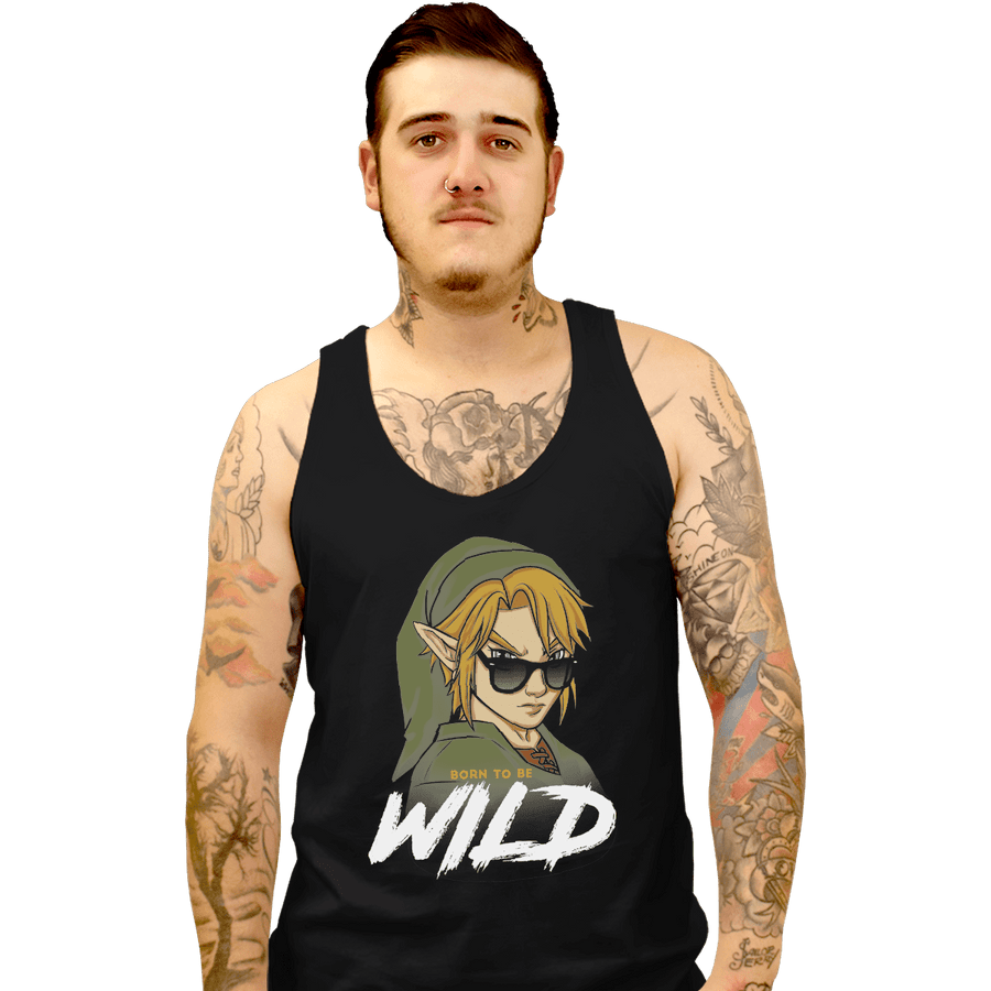 Shirts Tank Top, Unisex / Small / Black Born to Be Wild