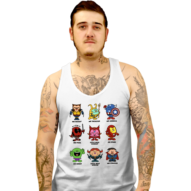 Secret_Shirts Tank Top, Unisex / Small / White Marvels