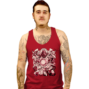 Daily_Deal_Shirts Tank Top, Unisex / Small / Red Prepare To Strike