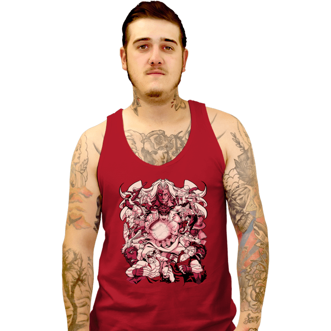 Daily_Deal_Shirts Tank Top, Unisex / Small / Red Prepare To Strike