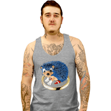 Load image into Gallery viewer, Secret_Shirts Tank Top, Unisex / Small / Sports Grey The Fastest Hedgehog
