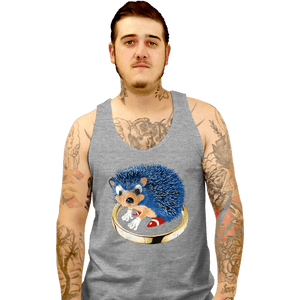 Secret_Shirts Tank Top, Unisex / Small / Sports Grey The Fastest Hedgehog