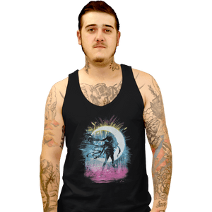 Shirts Tank Top, Unisex / Small / Black Moon Storm