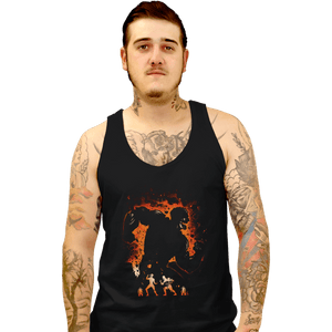 Shirts Tank Top, Unisex / Small / Black Armored Titan