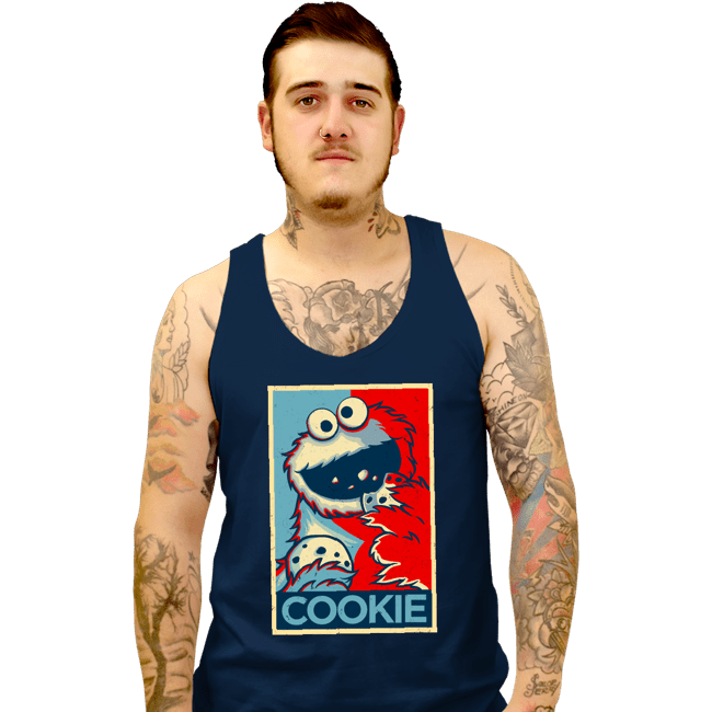 Daily_Deal_Shirts Tank Top, Unisex / Small / Navy Cookie Hope