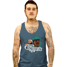 Load image into Gallery viewer, Daily_Deal_Shirts Tank Top, Unisex / Small / Indigo Blue Merry Christmas Muhfukka
