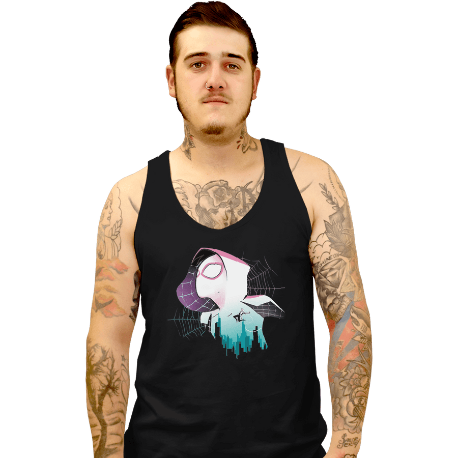 Shirts Tank Top, Unisex / Small / Black Spider Gwen