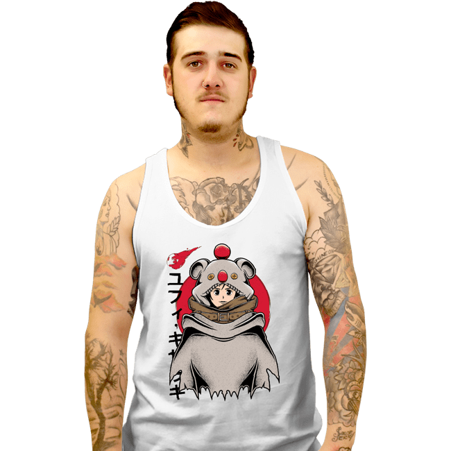 Shirts Tank Top, Unisex / Small / White Yuffie Moogle Cape