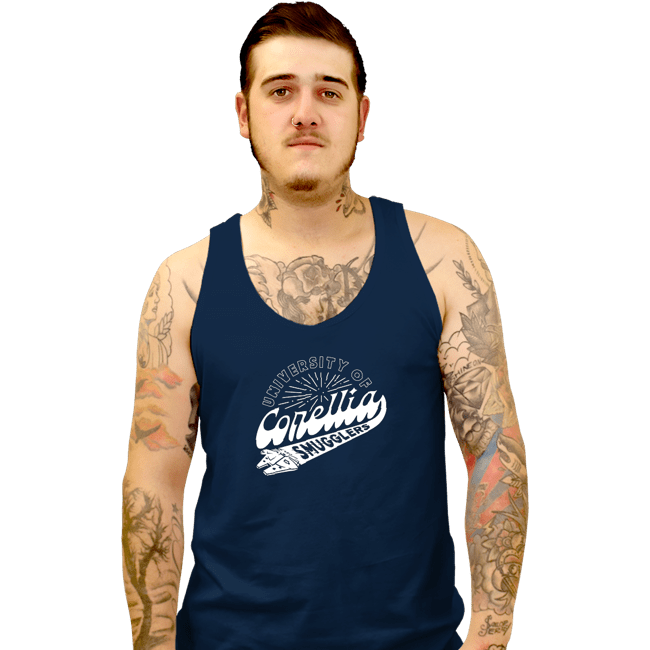 Secret_Shirts Tank Top, Unisex / Small / Navy corellia smugglers