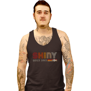 Daily_Deal_Shirts Tank Top, Unisex / Small / Black Shiny Since 2002